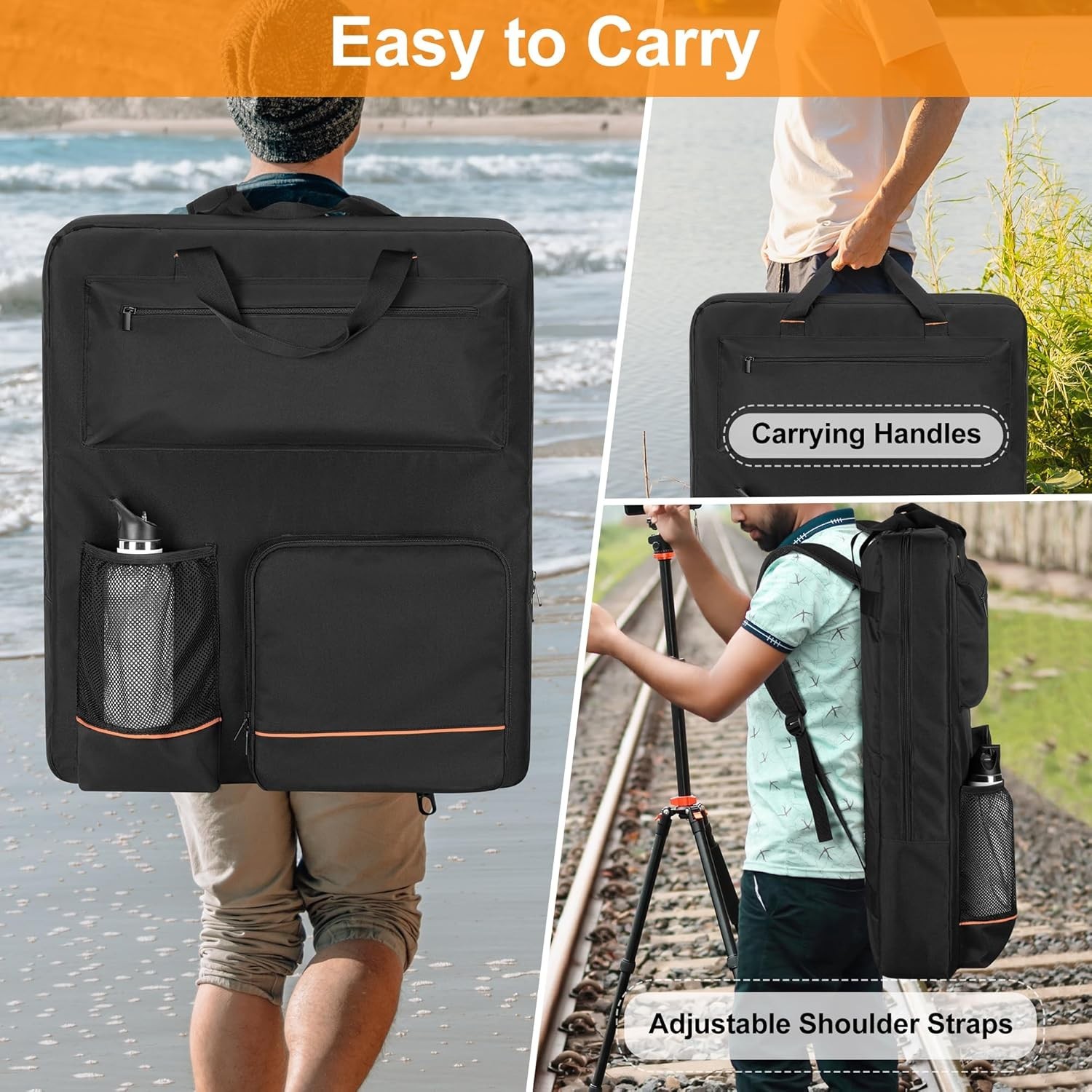 Solar Panel Storage Bag Compatible with Jackery Solarsaga 100W 100X 200W/ GRECEL