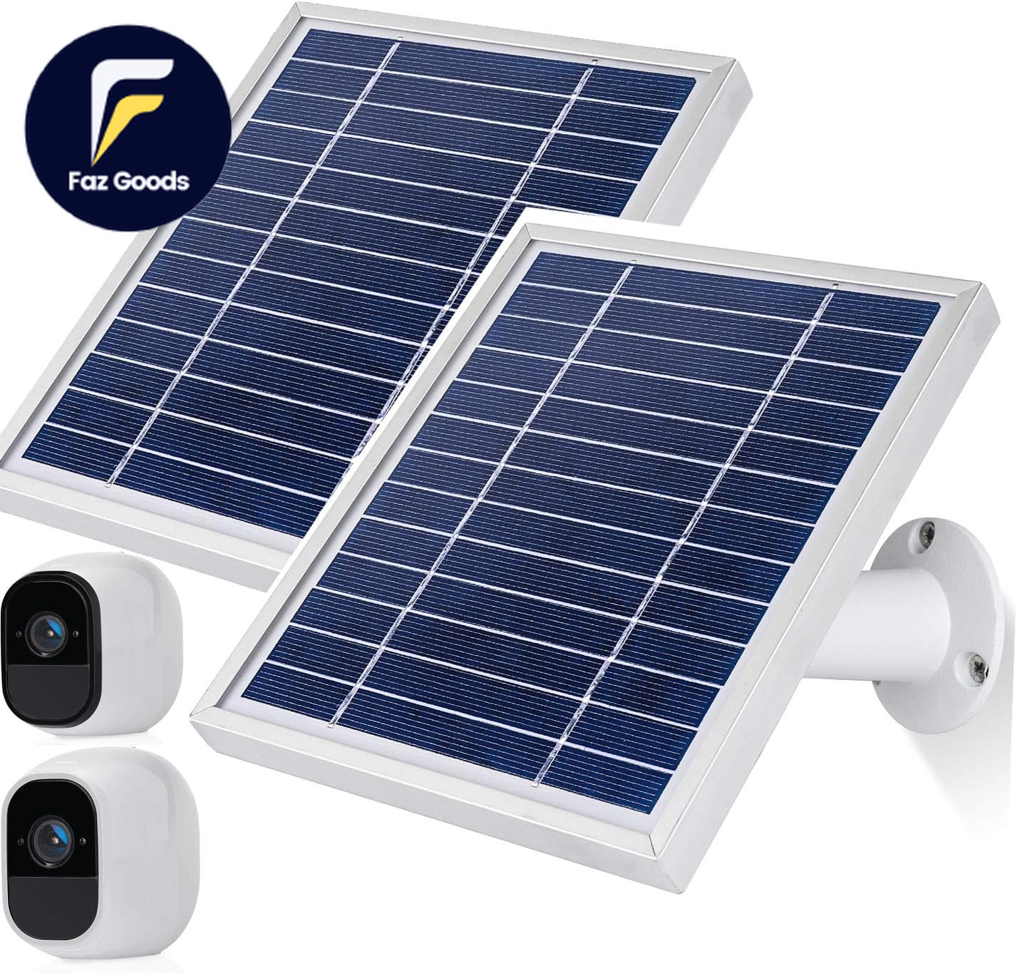 Solar Panel Compatible with Arlo Pro and Arlo Pro2 Camera 11.8Ft Power Cable