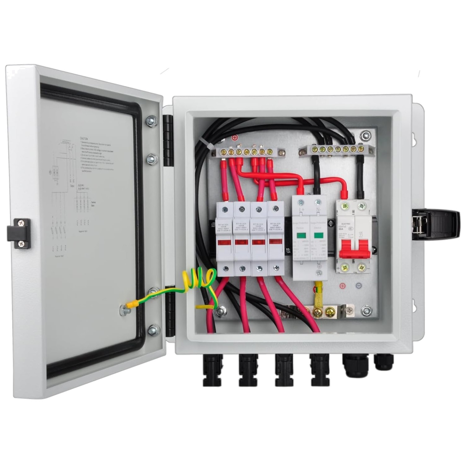 Durable Solar Combiner Box with Air Circuit Breaker