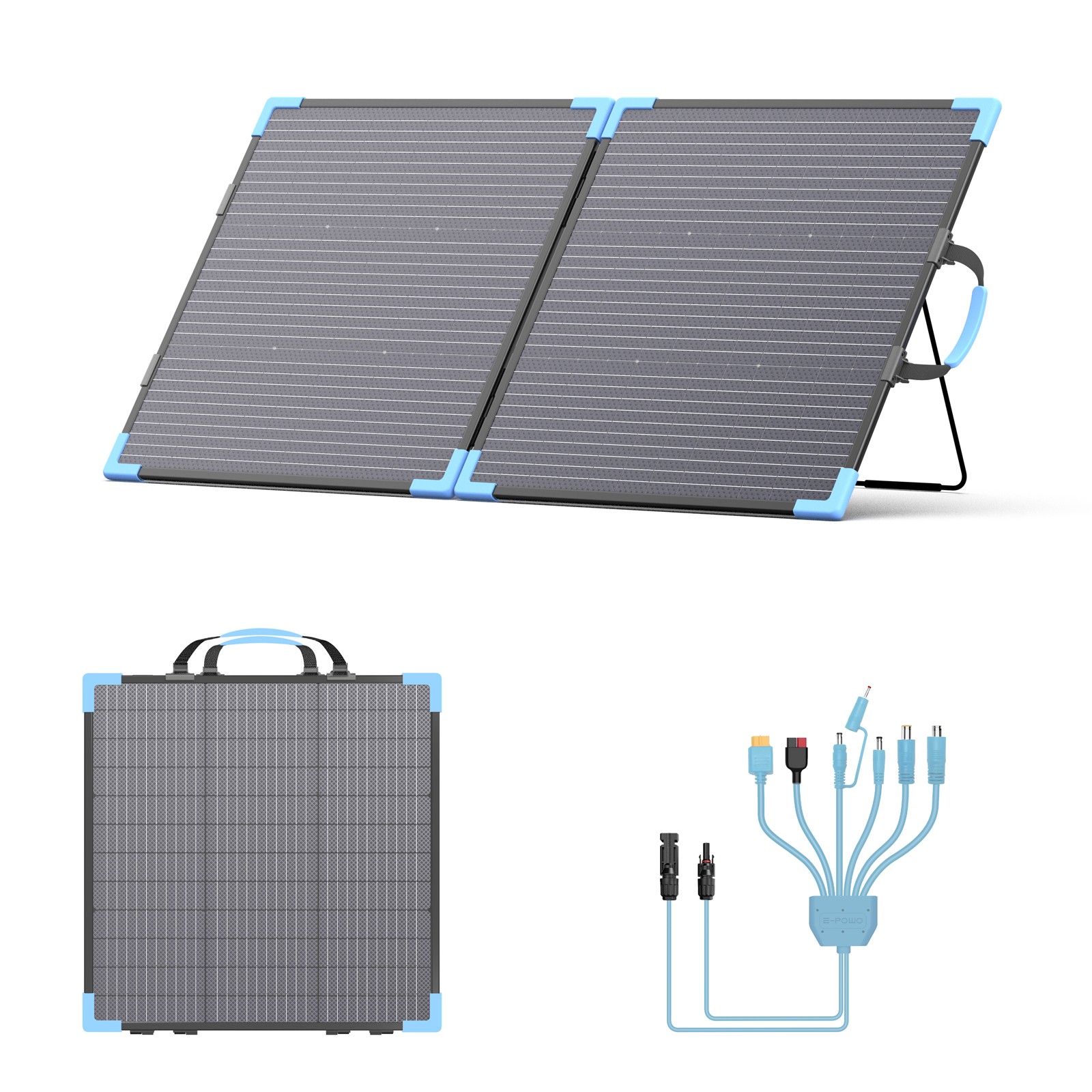 Solar Panel 110W Bifacial for EcoFlow DELTA 3 Plus 1024Wh Portable Power Station