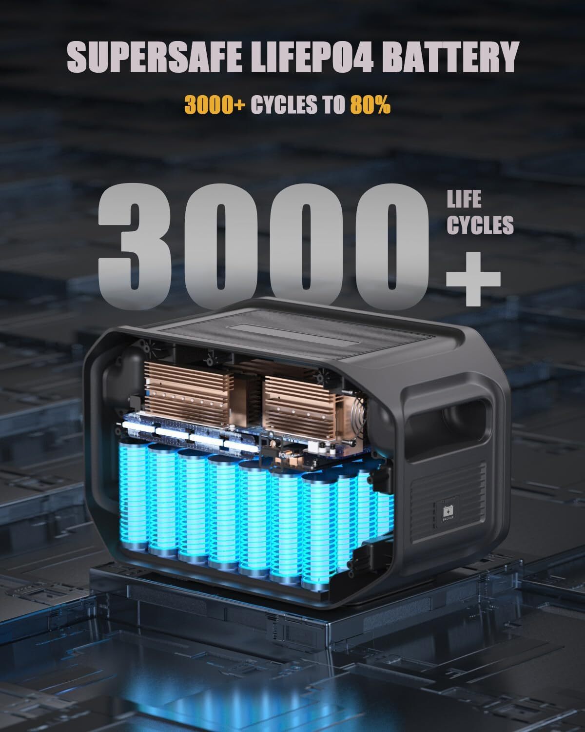 VTOMAN Extra Battery 1548Wh for FlashSpeed 1000 & 1500 Power Station Battery