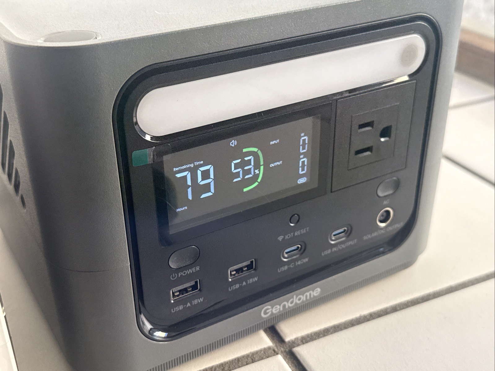 Portable Power Station Go 300 LiFePO4 Battery 300W AC Outlet SoLar Wireless