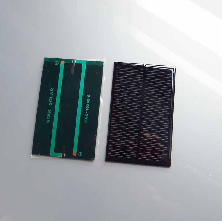 Mini Solar Panel 5V 250MA 1.25W Small Solar Cells Module DIY Solar Power 2 PCS