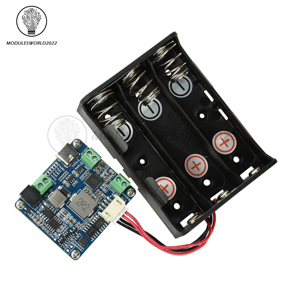 6-24V Solar Panel Power Management Module 5V 3A Supports MPPT, PD QC FCP SFCP