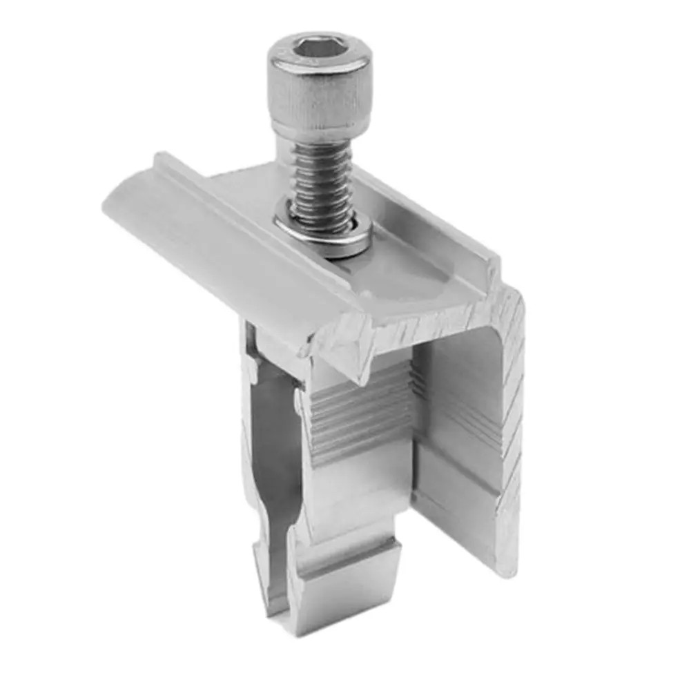 1Pc Solar Panel Clamp Quick Solar Pv Module Fastening Middle End Clamp for 3050M