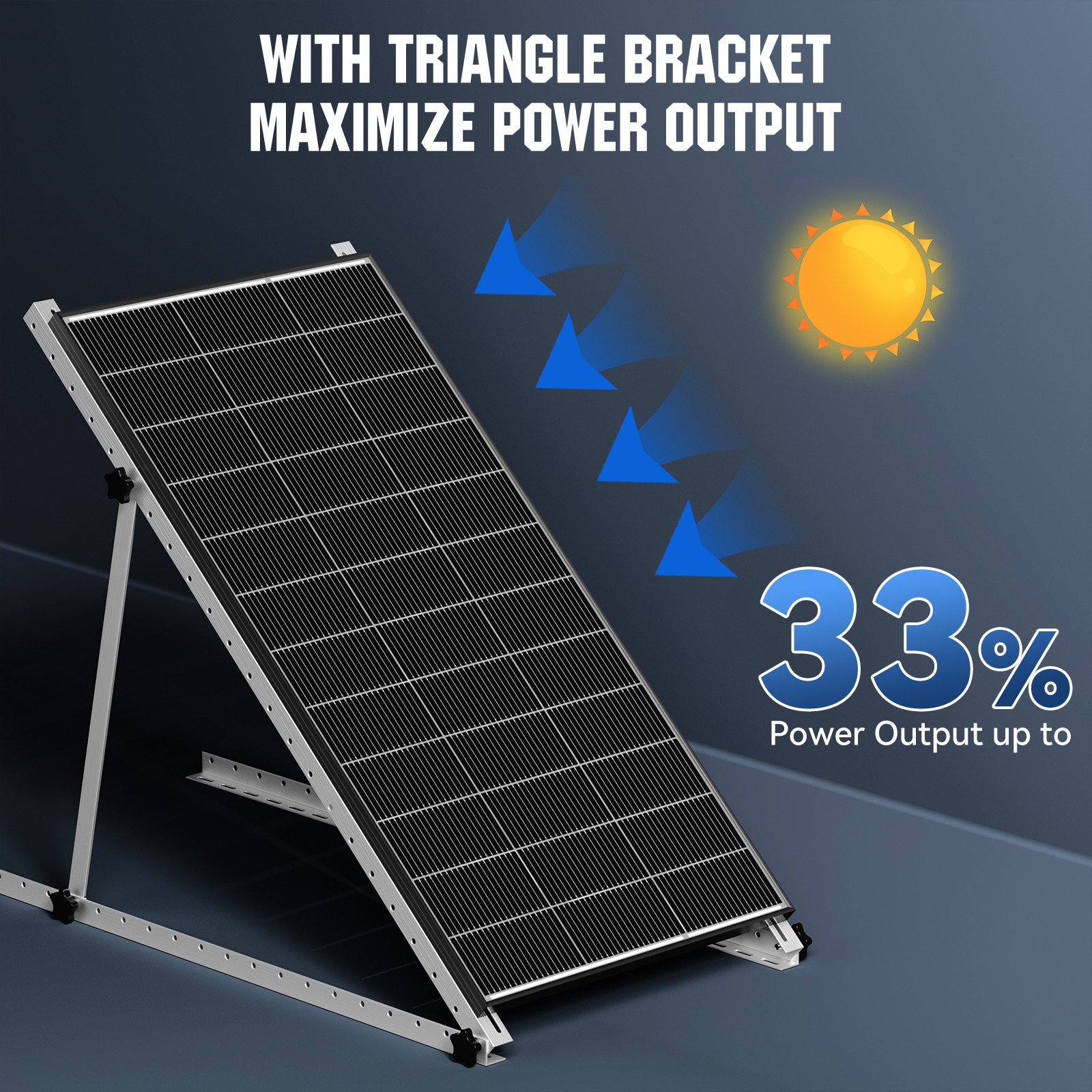 2Pack 200W（400W）N-Type 18BB Bifacial Solar Panel Mono Cell Off Grid Roof RV Boat