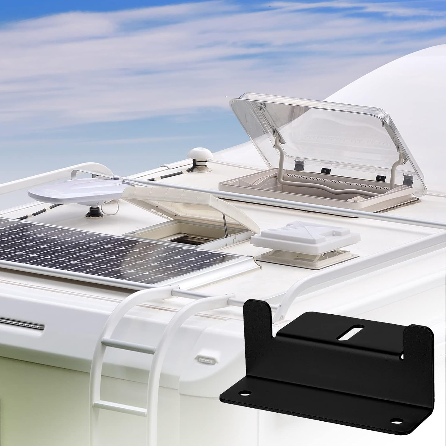 40 Sets Solar Panel Mounting Brackets Z Bracket Aluminum Alloy Solar Panel Mount