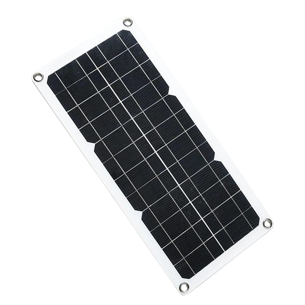 10W Solar Panel Kit for Phones RV Batteries 42cm x 19cm Monocrystalline