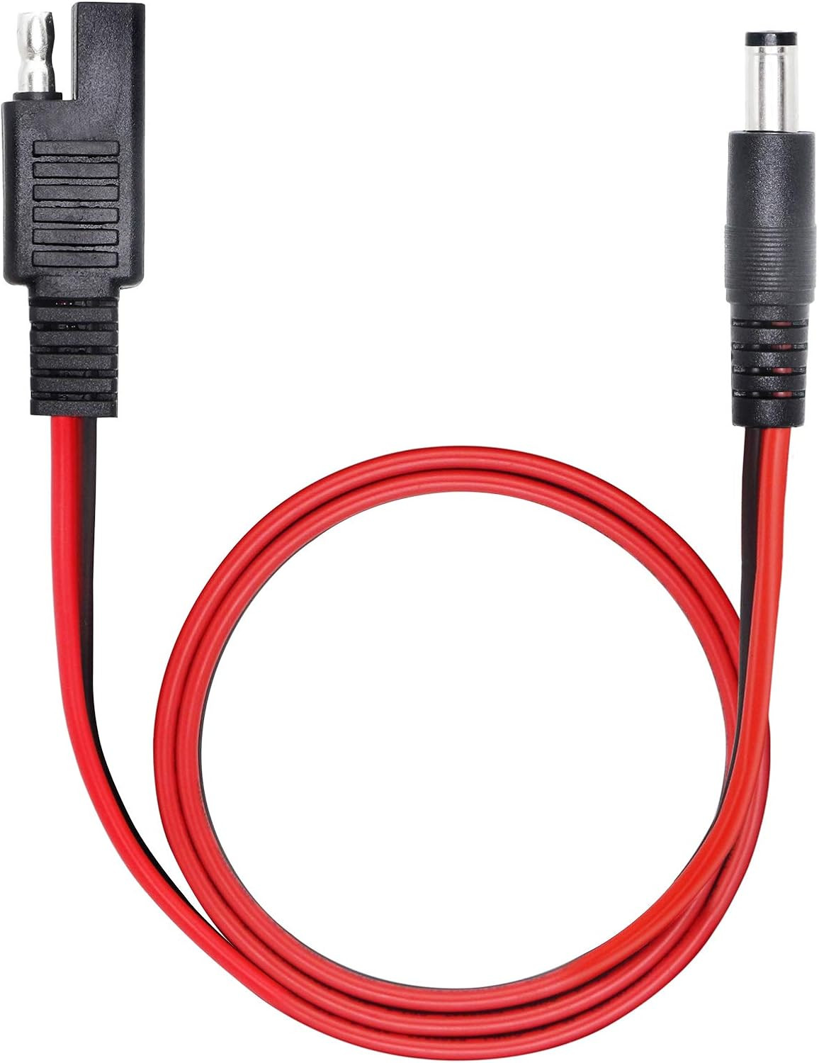 3.2 Feet 18AWG SAE Plug to DC 5.5X2.1Mm Male Converter Adapter Cable for Cars, M