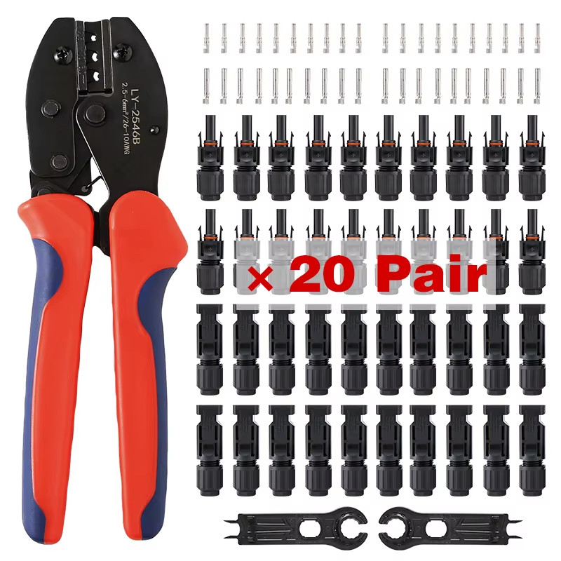 DC Solar Connector 1000V30A Solar Panel Branch PV Connectors Connect Stecker Too