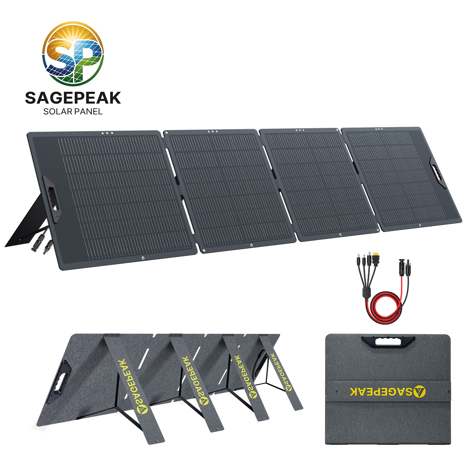400W 48V Solar Panel Off-Grid High Efficiency Foldable for Power Station/Boat