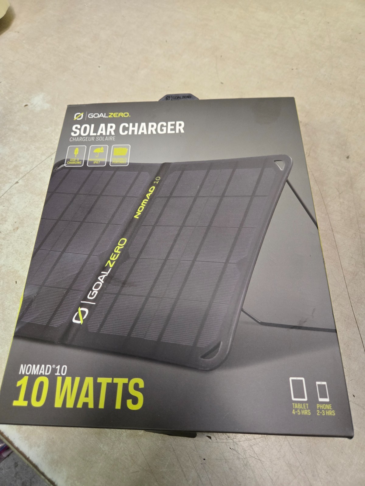 Goal Zero 11900 Nomad 10 Solar Panel Still factory sealed!