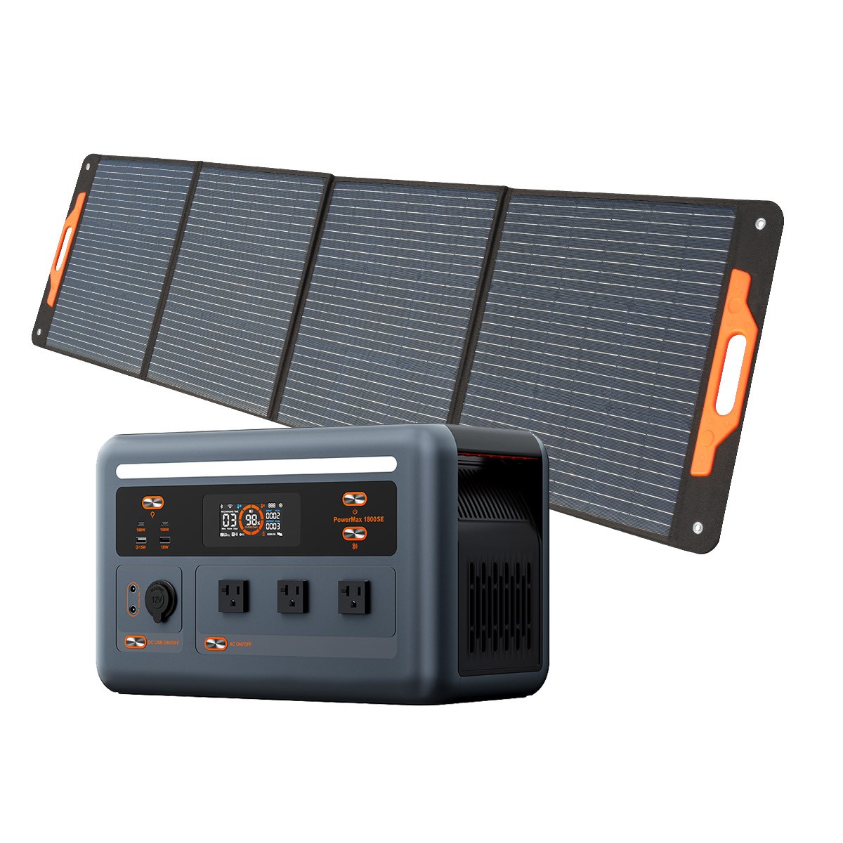 Blackview OSCAL PowerMax 1800W Portable Power Station 1024Wh + 200W Solar Panel
