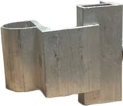 10 New Open Box Silver Clear Solar Panel Aluminum Mid Racking Clamps (no nuts)