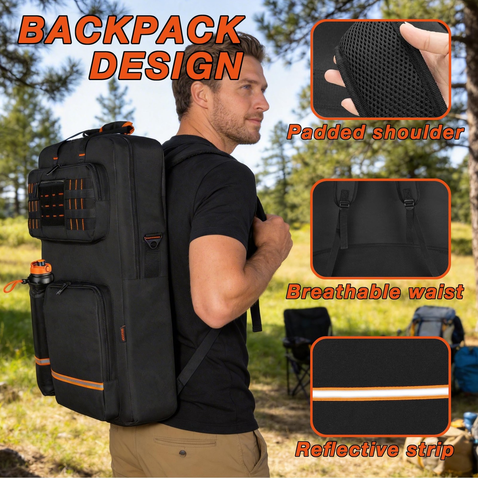 Solar Panel Storage Bag with 2 Jackery SolarSaga 100W 100X 200W, Padded Trave…