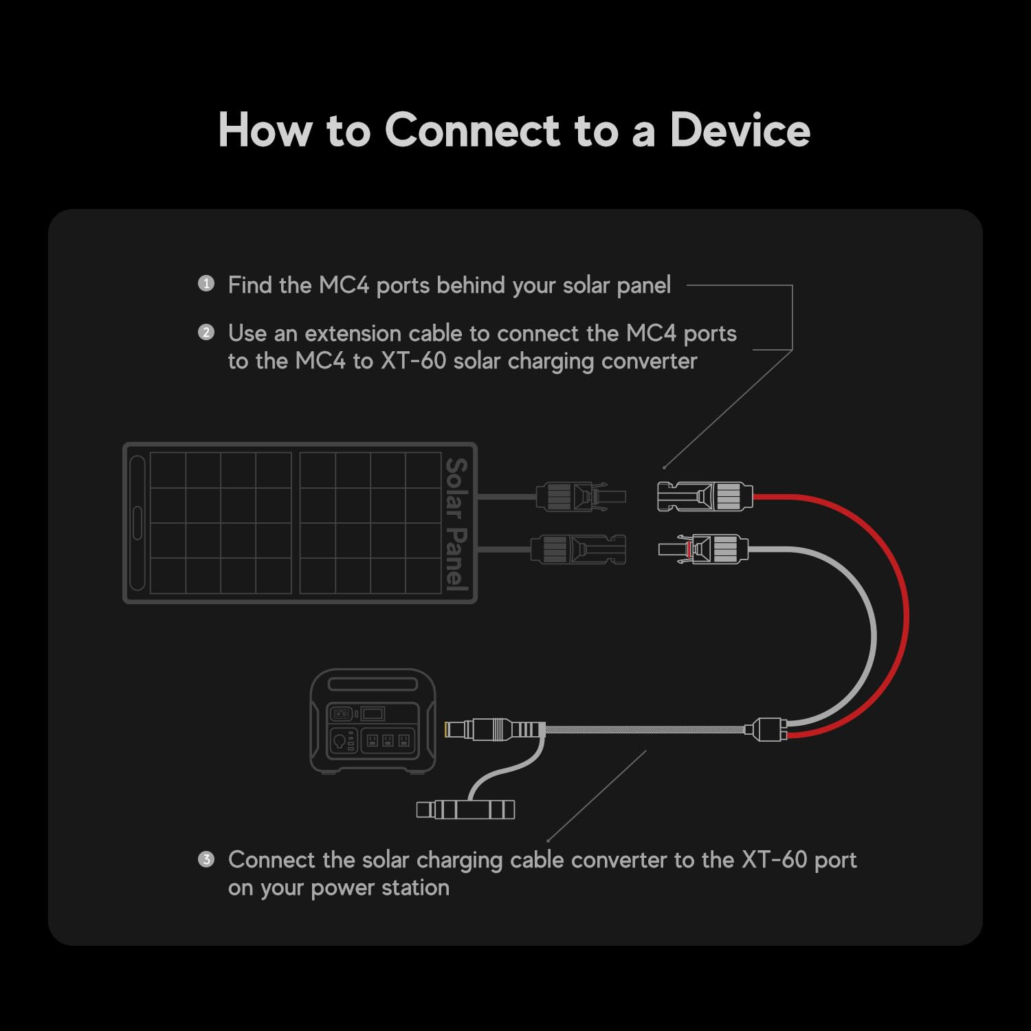 3.5M MC-4 Solar Connector to DC7909/DC8020 Extension Cable for Jackery Explorer