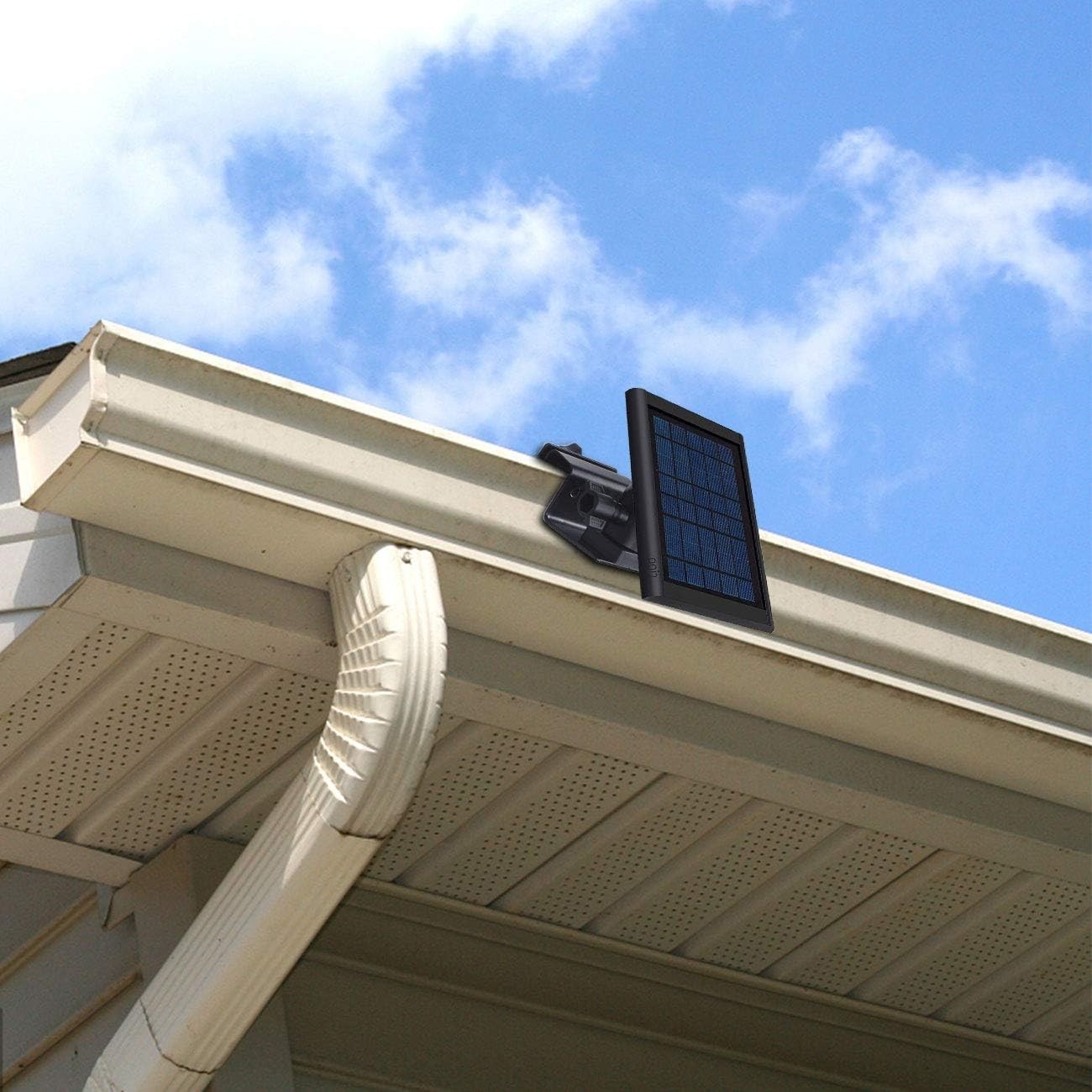Weatherproof Gutter Mount for Ring Solar Panel- Adjustable Aluminum Alloy Out…