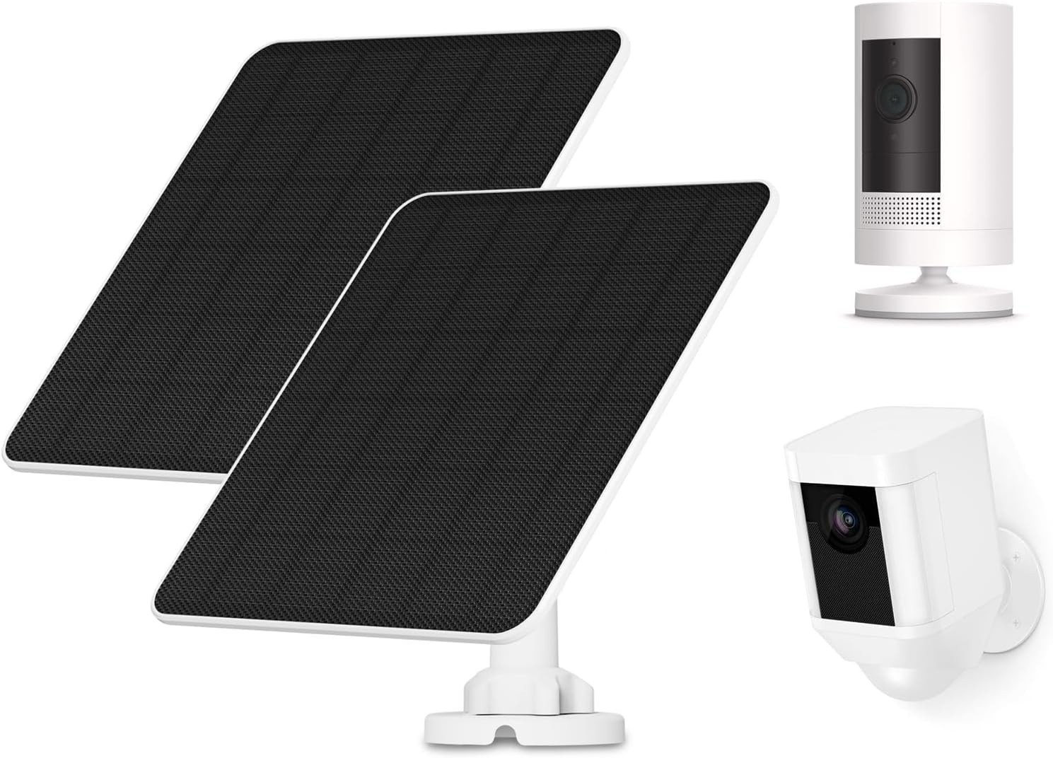 Solar Panel for Ring Camera, 5W Solar Panel Charger for Stick Up Cam/Pro Batt…