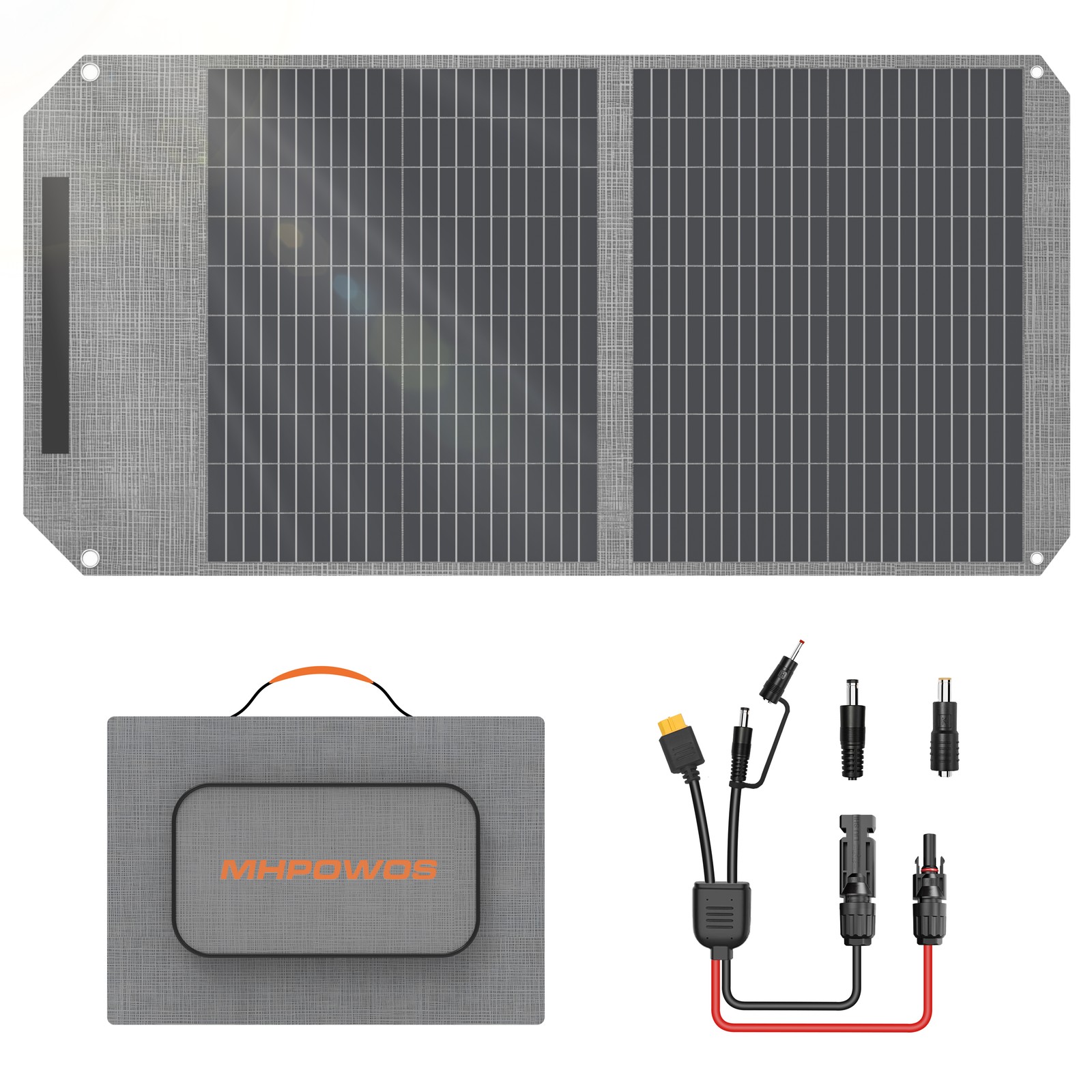200W Solar Panel kit 100W for BLUETTI Elite 30 V2 100 V2 EB3A AC2A power station