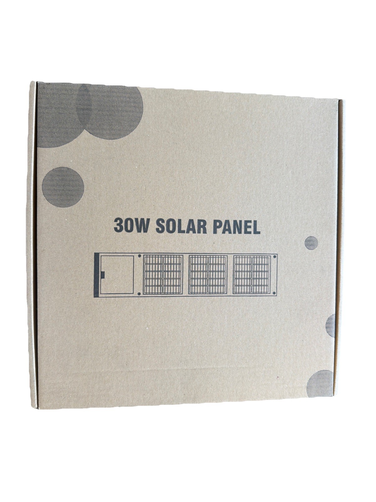 Foldable Solar Panel 30 Watts – DC Output 18v 1.6A