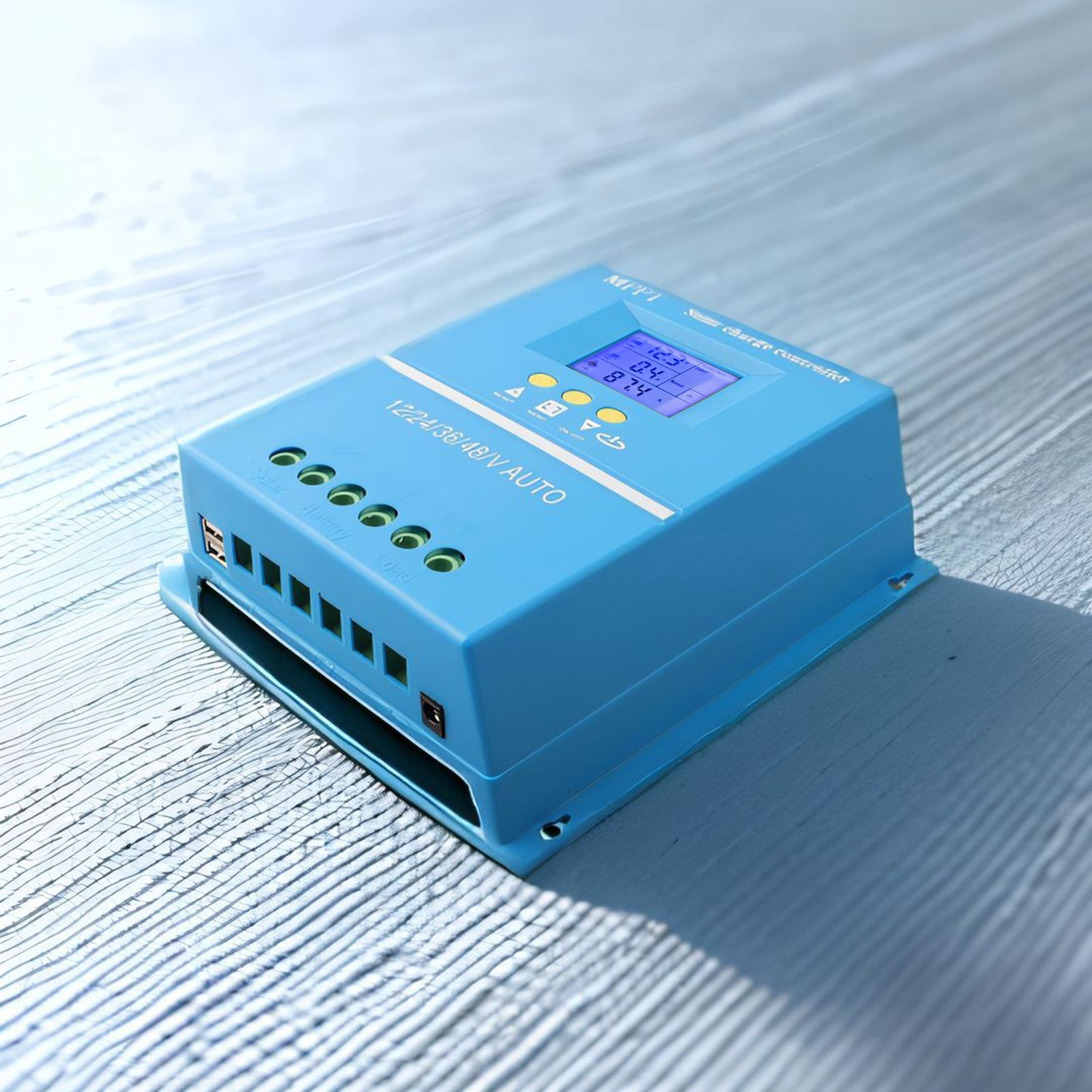 Dual USB 5V Charging Port Solar Charger Controller for 60A/80A/100A PV Charger