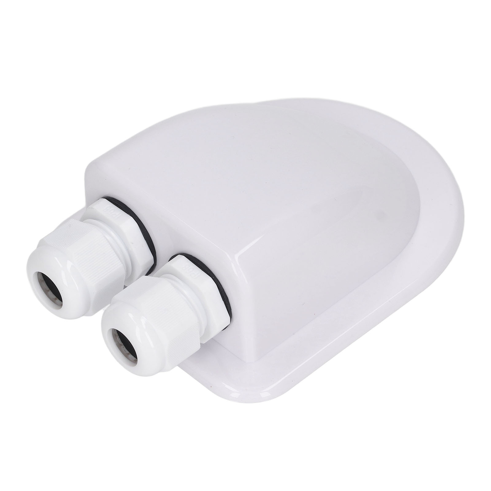 (White)Cable Junction Box Solar Entry Housing UV Resistance Wide Application