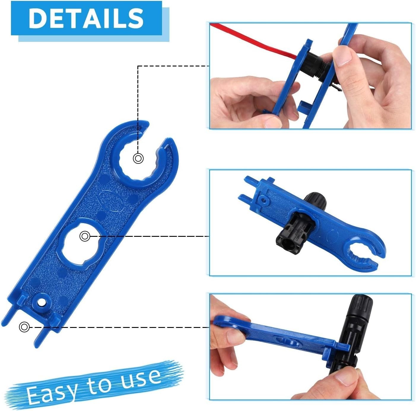 50 Pairs of Waterproof Male/Female Connectors for Enhanced Durability
