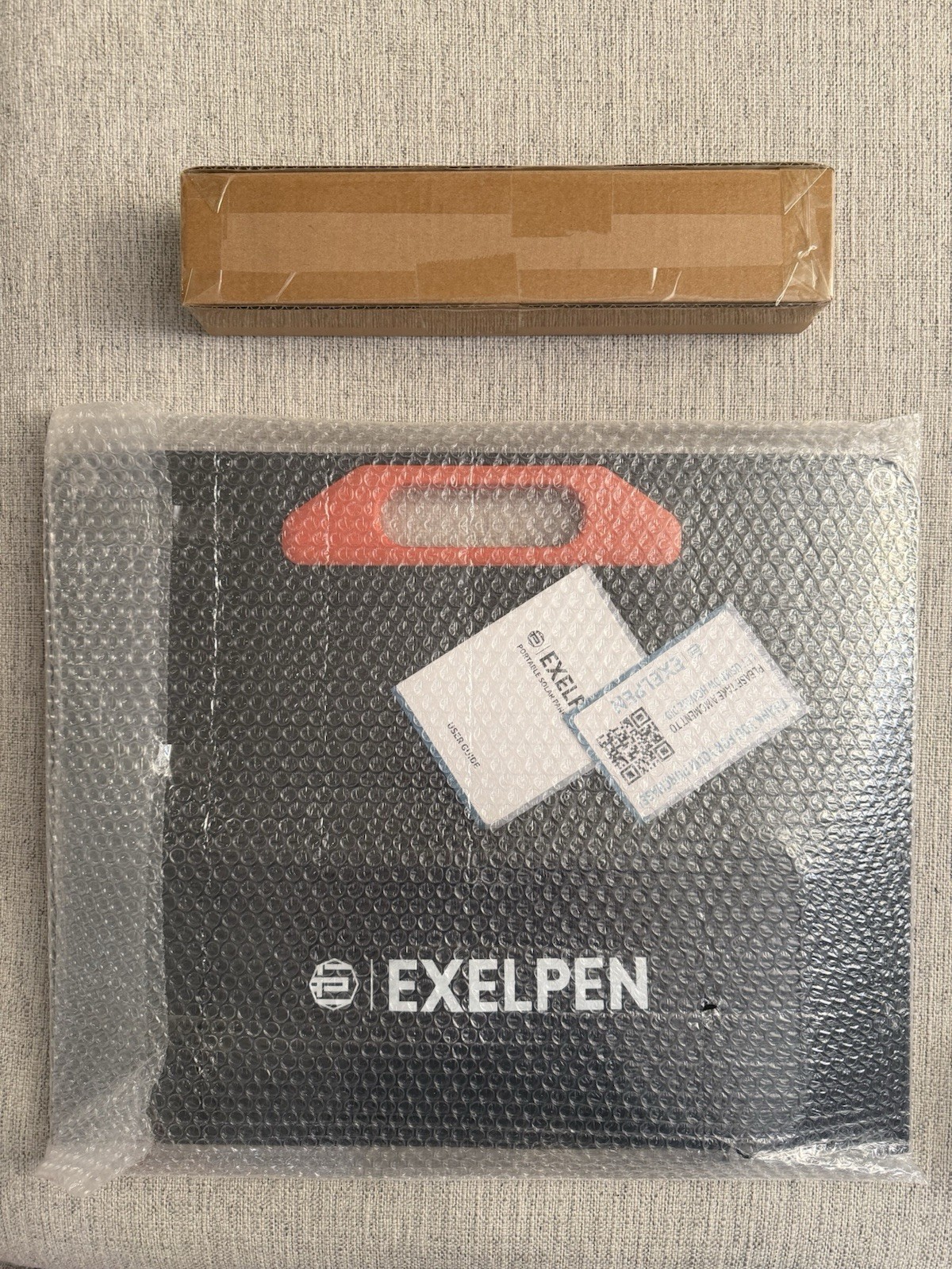 EXELPEN Portable Solar Panel Kit – 60W Foldable Camping, Outdoor IP54 Waterproof