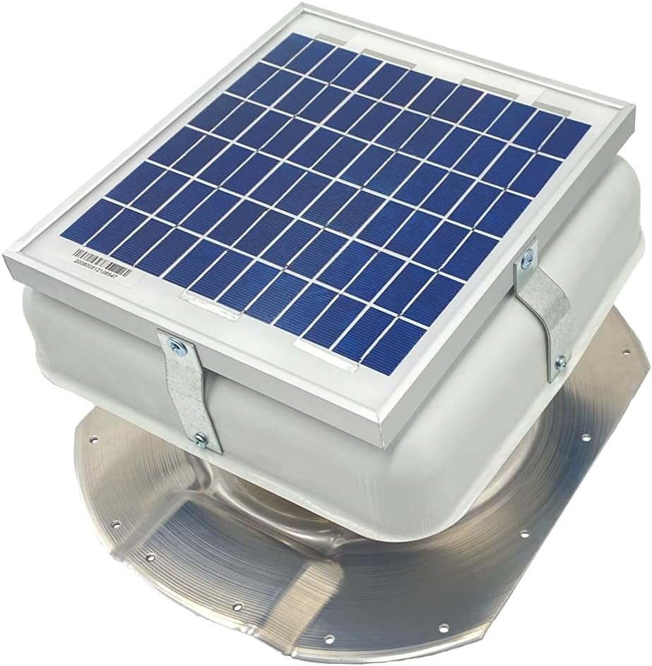 Solar Mega Roofblaster for 3.5” Conex Containers – Ventilate with Solar Power