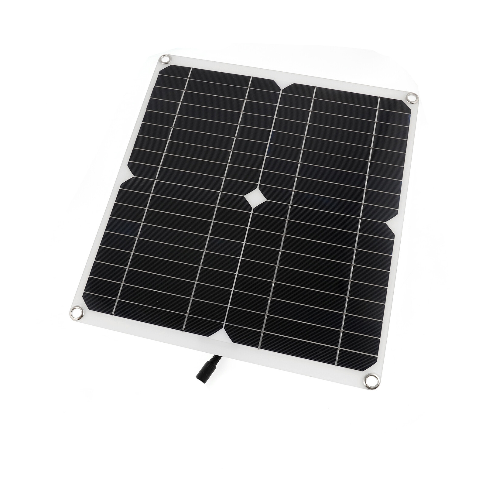 50W Solar Panel Dual USB Output Battery Charger 60A Home RV Camp Outdoor Garden