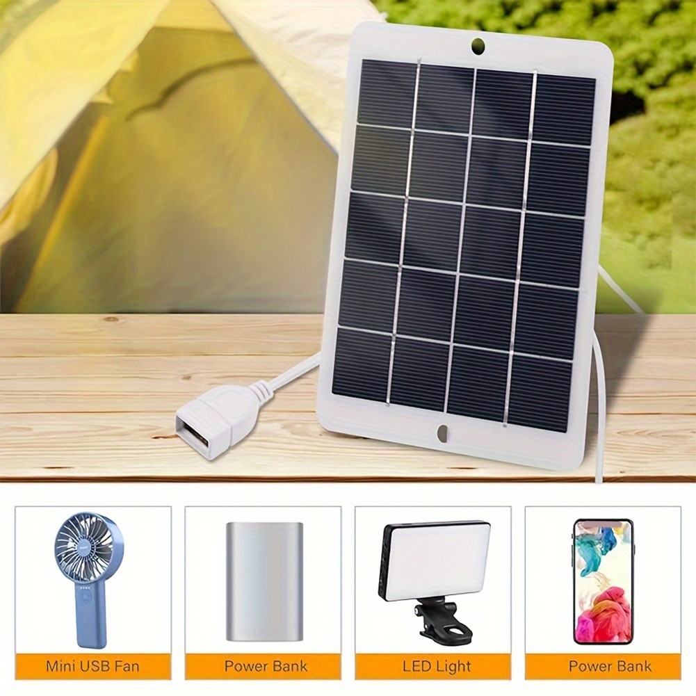 Polysilicon Solar Panel Compact and Portable Design USB Output for Charging