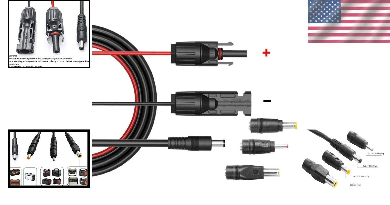 High-Quality Copper MC4 Extension Cable – Weatherproof & Durable 1.5m Length