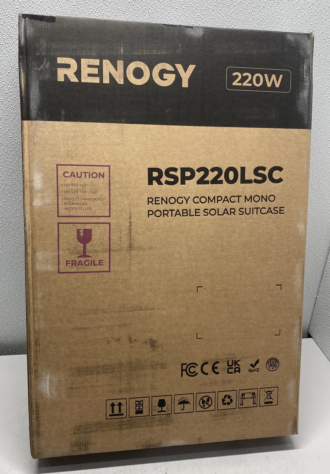 Renogy 220W Lightweight Portable Solar Suitcase RSP220LSC