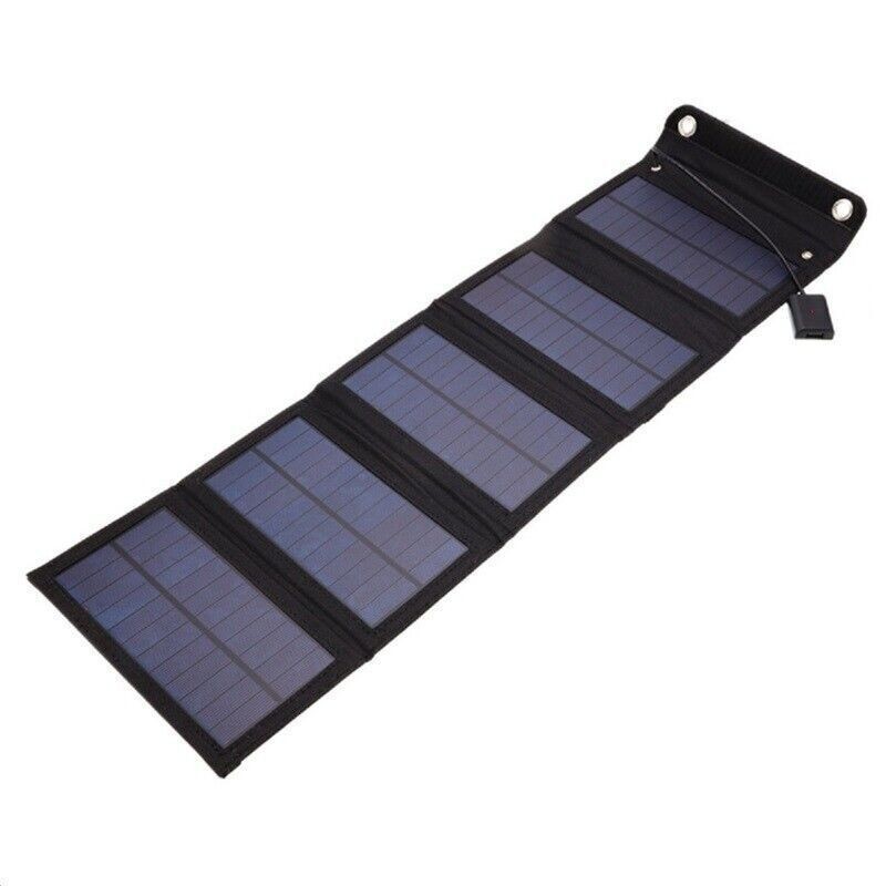 Solar Panel Folding PV Power Outdoor Camping Hiking USB Phone Charger Portable