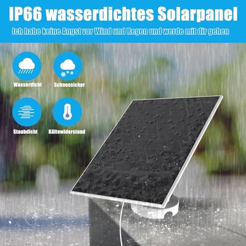 6W Solar Panel Compatible with Ring Spotlight Cam 6W Solar Panel for Ring