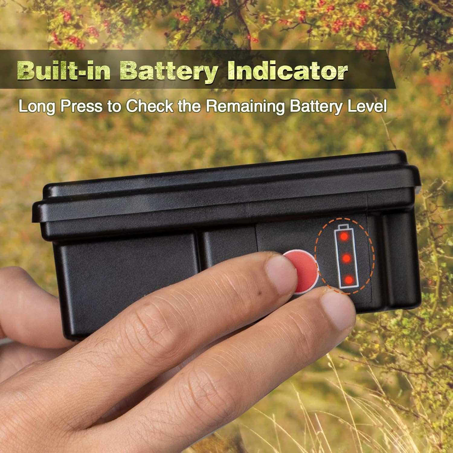 6V Deer Feeder Solar Panel, Efficient Solar Panel Charger with 5FT Weatherproof