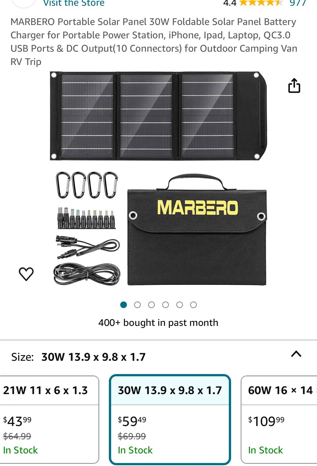 Marbero Portable Solar Power