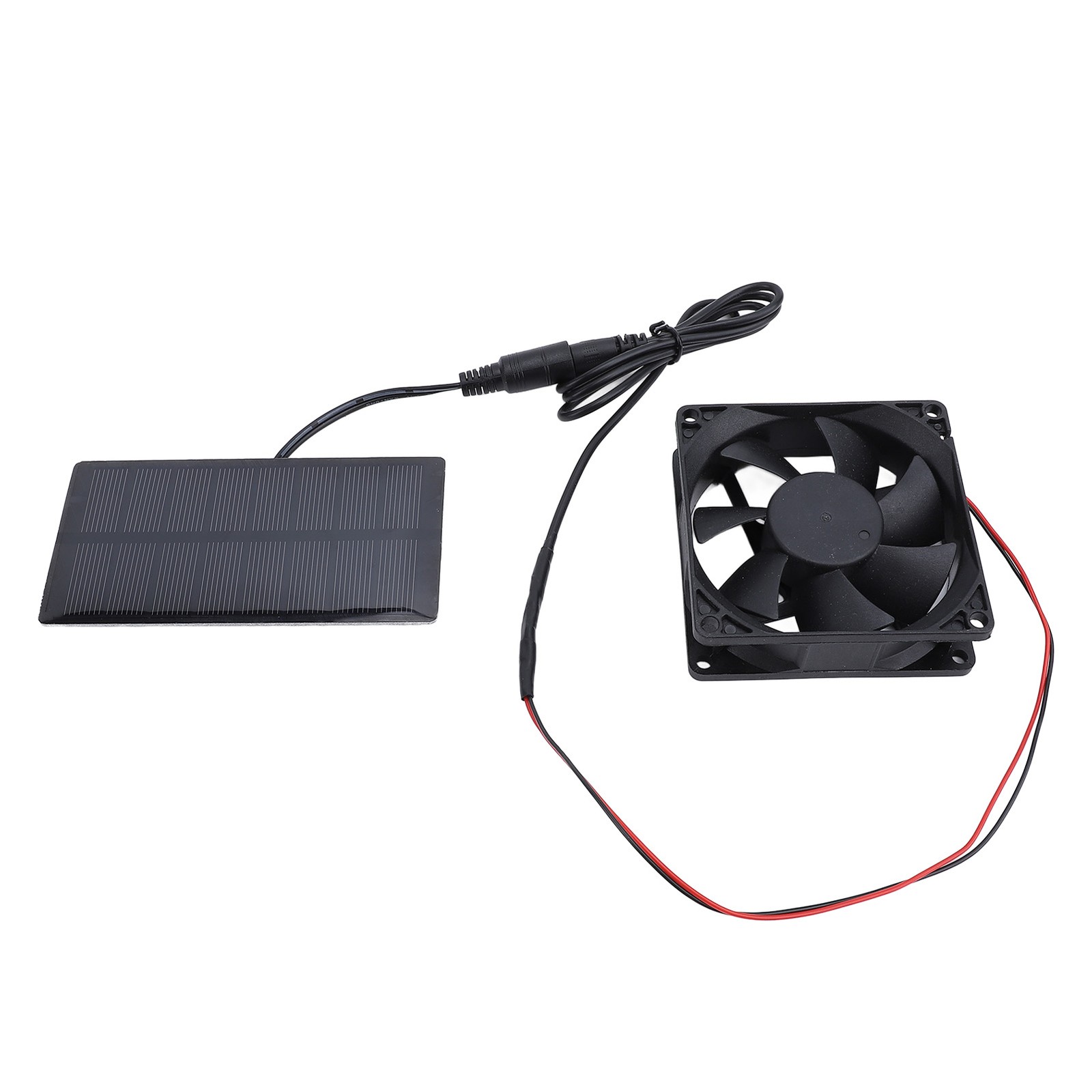 0.8W 4V Solar Panel Fan Kit Efficient Cooling For Greenhouses Easy To Use
