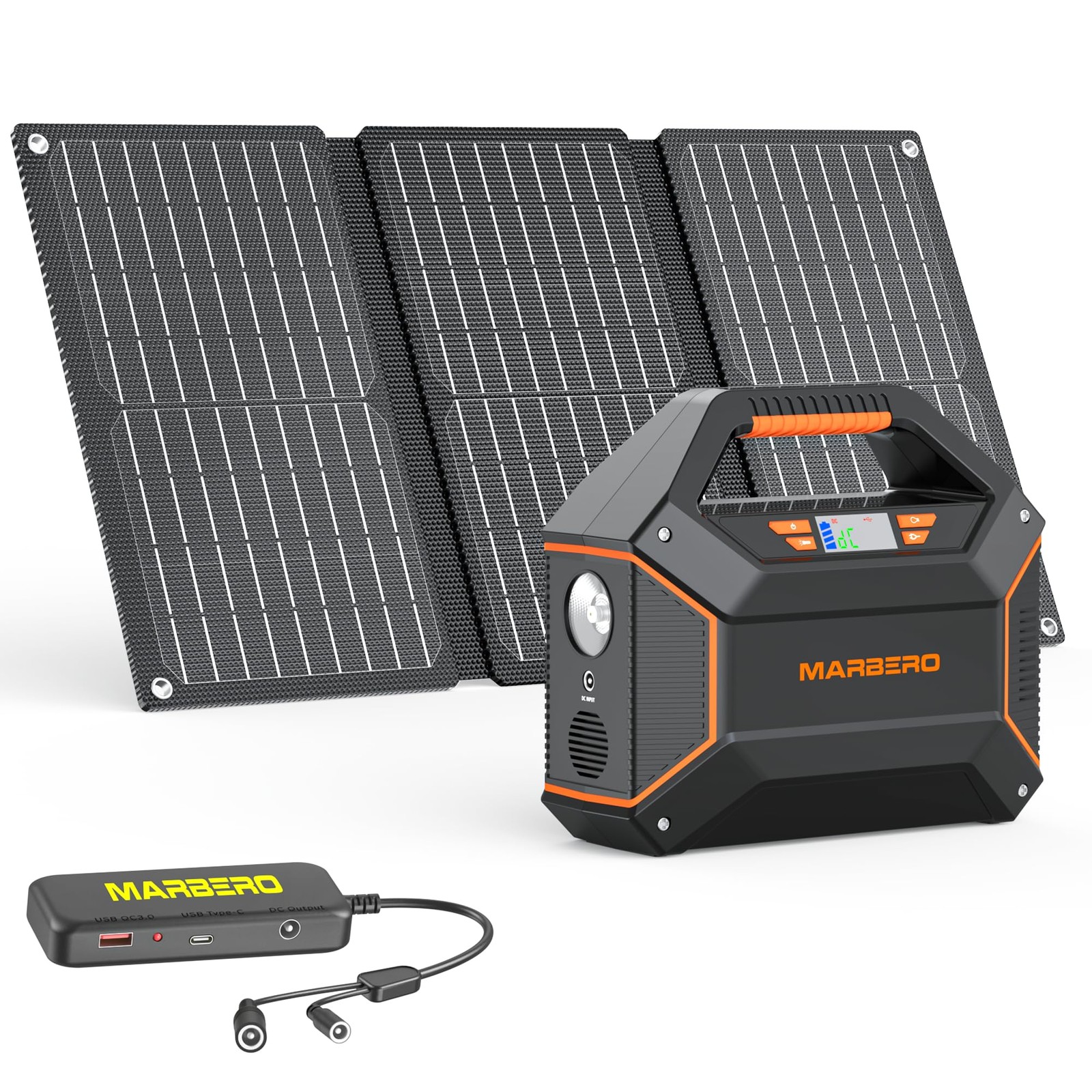 155Wh Solar Generator with Solar Panel Included 30W Portable Power Station 10…