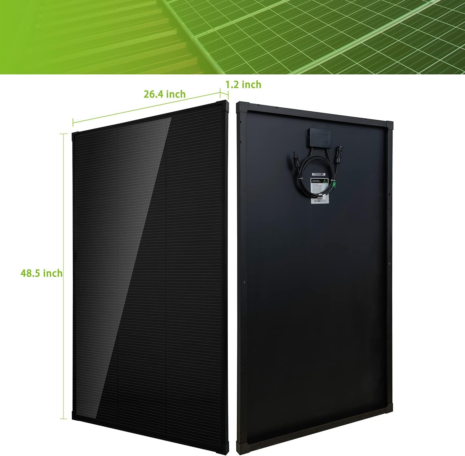 Topsolar Solar Panel Kit 170 Watt 12 Volt Monocrystalline off Grid System for Ho