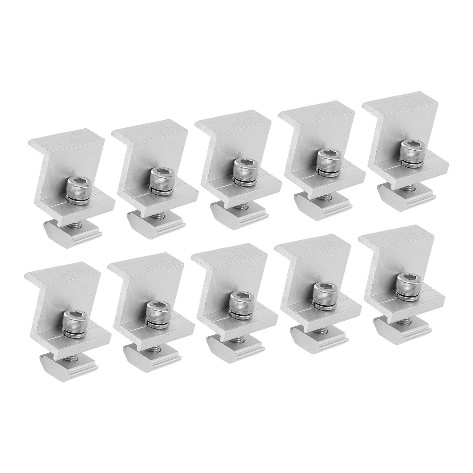 10PCS 30mm Solar Mount Z Bracket Heavy-Duty Clamps For Solar Panels Excellent