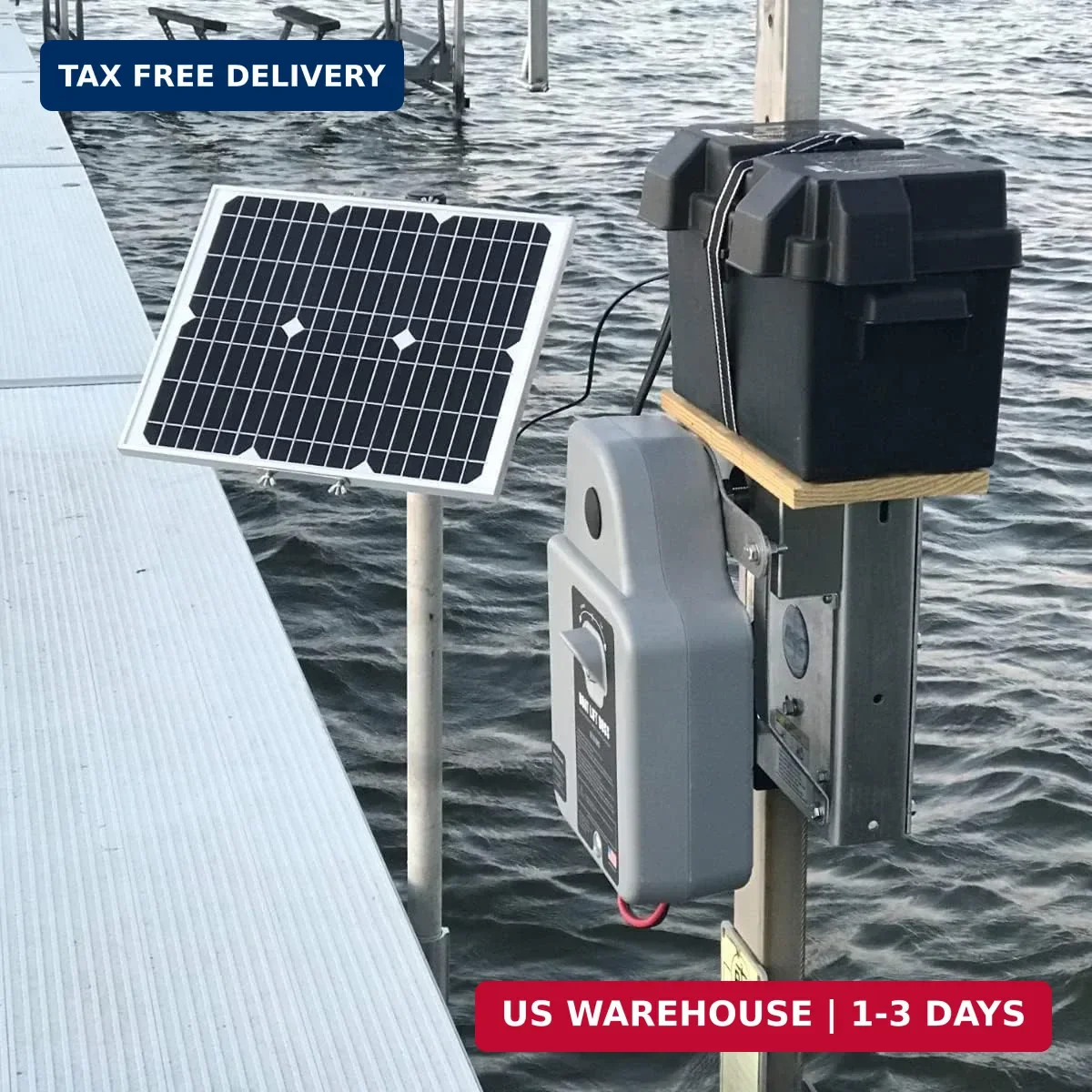 12V 20W Solar Battery Trickle Charger & Maintainer – Waterproof 20 Watt Solar Pa