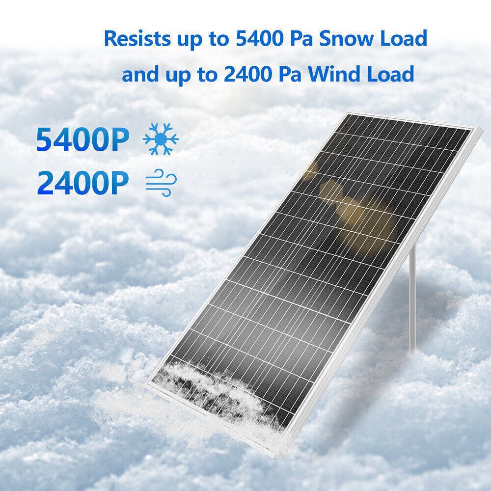 NEW 200W 12V Mono Solar Panels 200 Watt Solar Cells Power Home RV Trailer Marine