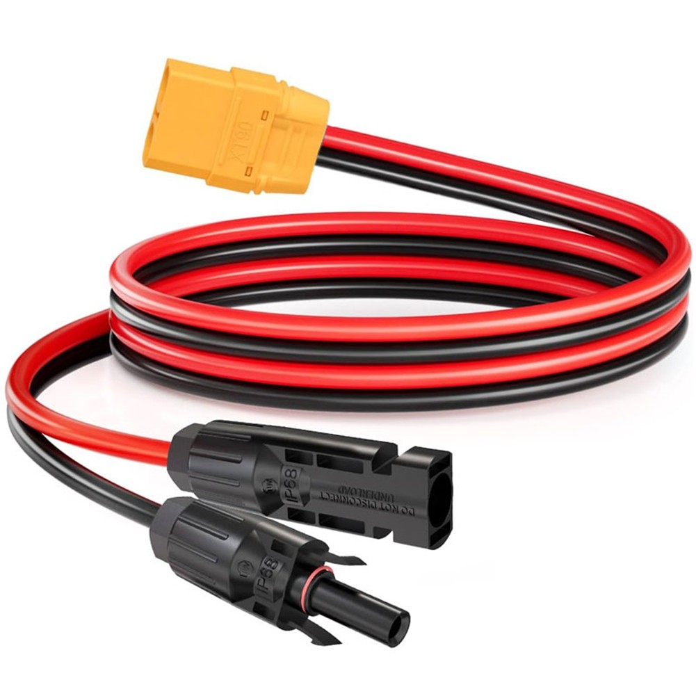 10AWG 1m Solar Panel Connector to XT90 Female Adapter Cable for Portable 6760