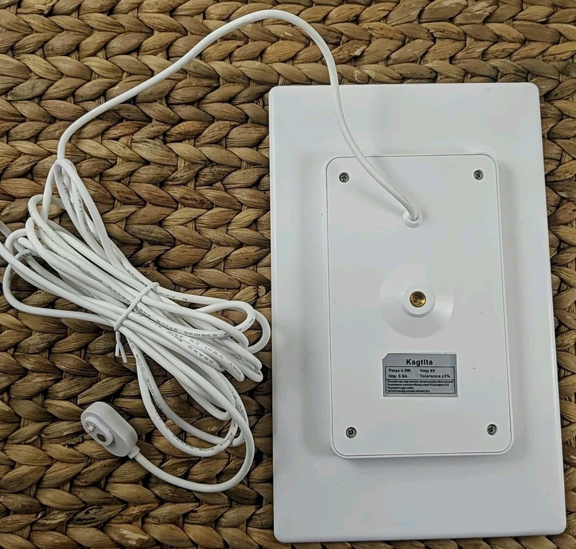 Solar Panel Compatible W/ Arlo Camera–No Stand, Open Box–See Magnetic Plug Pic
