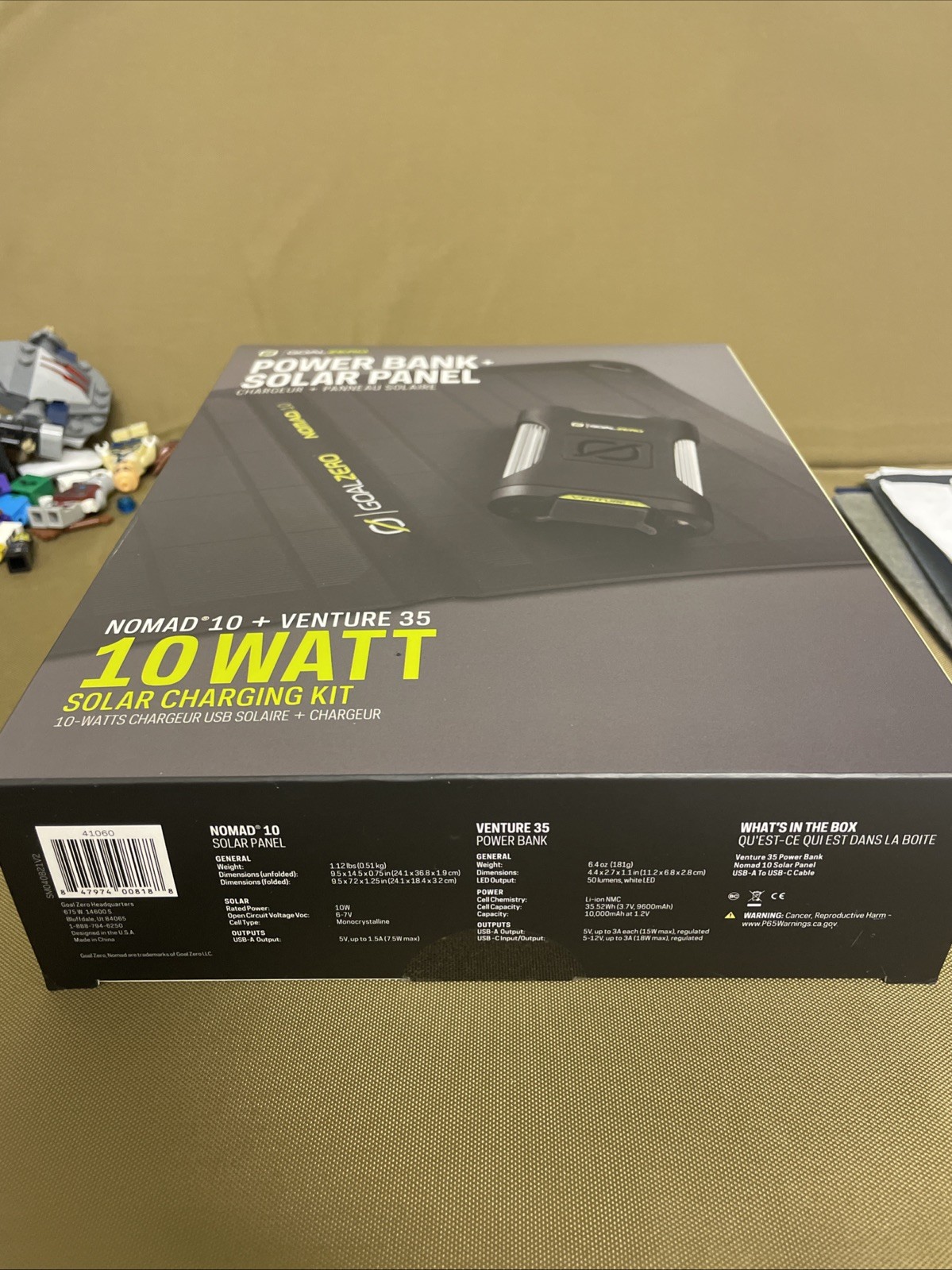 New Goal Zero Nomad battery pack & solar panel 10 Solar Panel/ Venture 35