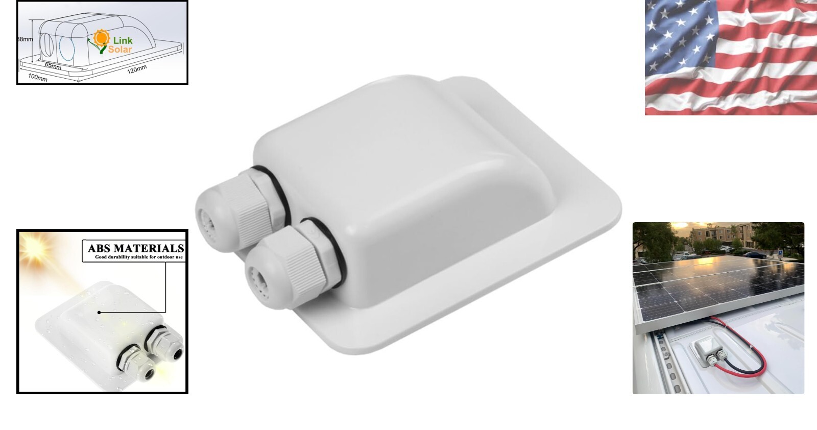 Dual Cable Entry Gland for Solar Installations – 2mm² to 6mm² Compatibility