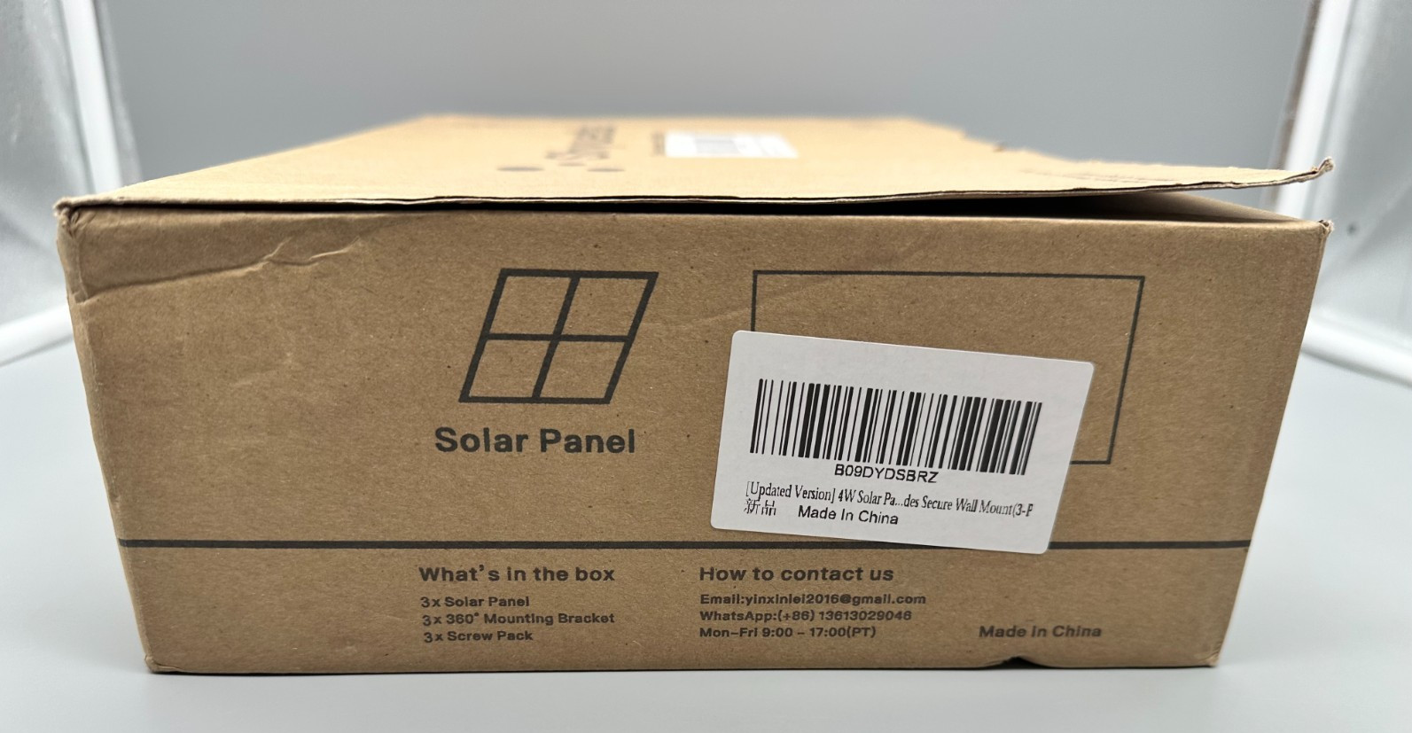 Shyueda 4W High Efficiency Solar Panel with 3 Solar Panels Open Box Never Used!