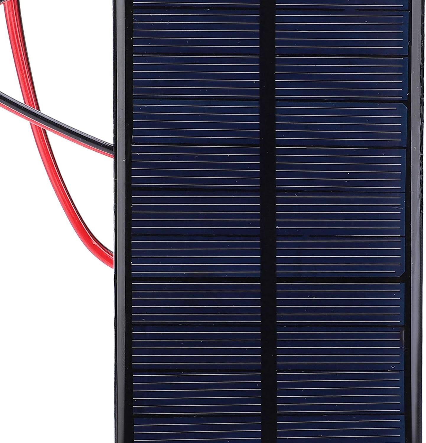 1W 6V Mini Solar Panel, 3PCS Polysilicon Cell Charger Module with 30cm Cable …
