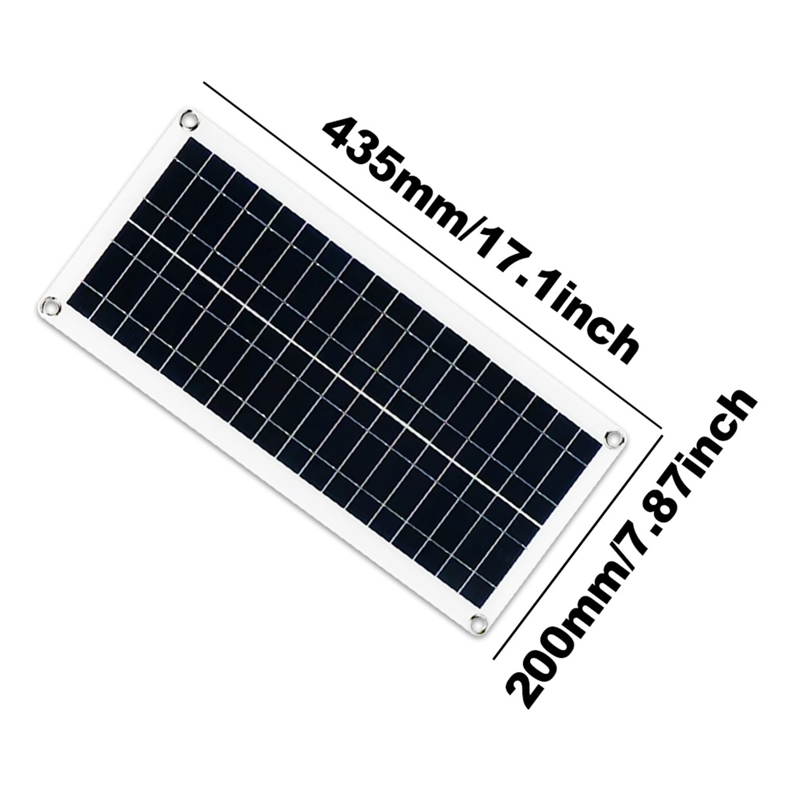 800W 4 x200W PV Panel Kit – 100A Controller + 2M DC Cord for Home Balcony/RV4
